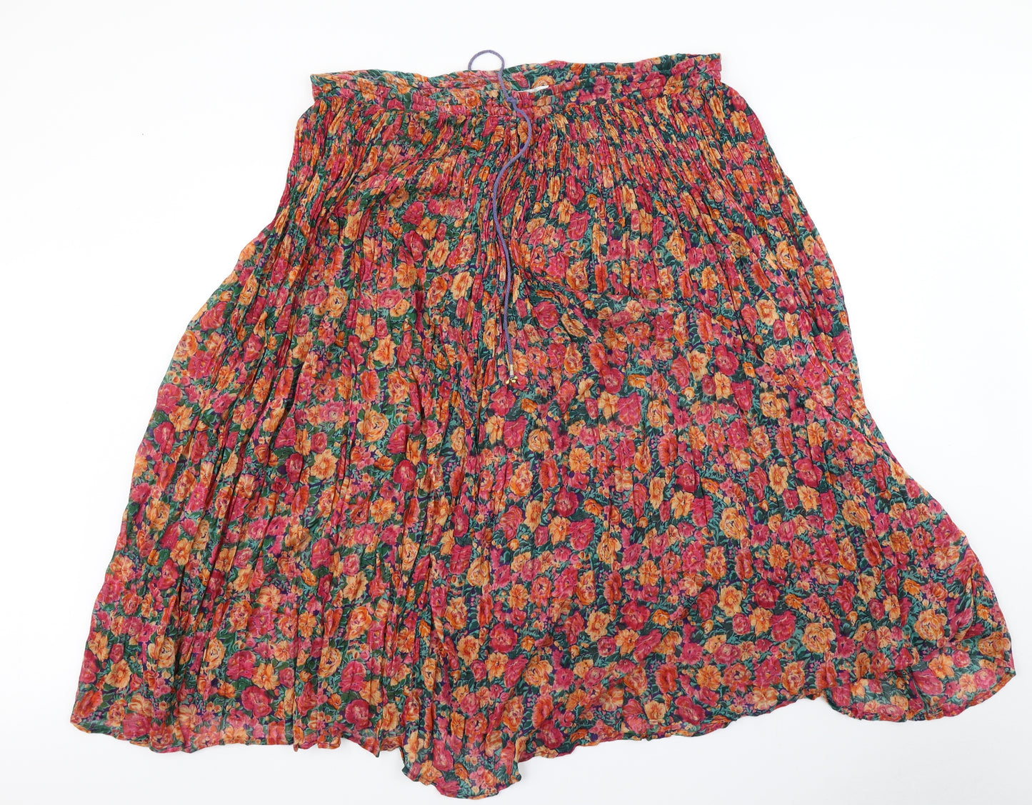 Sensations Womens Multicoloured Floral  Maxi Skirt Size 14