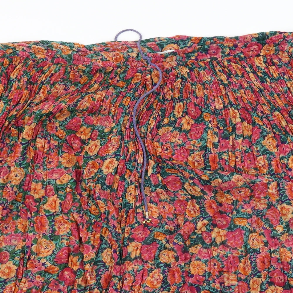 Sensations Womens Multicoloured Floral  Maxi Skirt Size 14