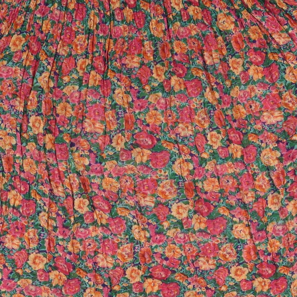 Sensations Womens Multicoloured Floral  Maxi Skirt Size 14