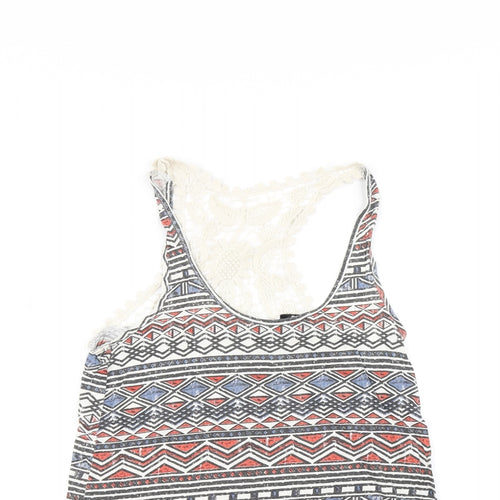 New Look Womens Multicoloured   Camisole T-Shirt Size 6
