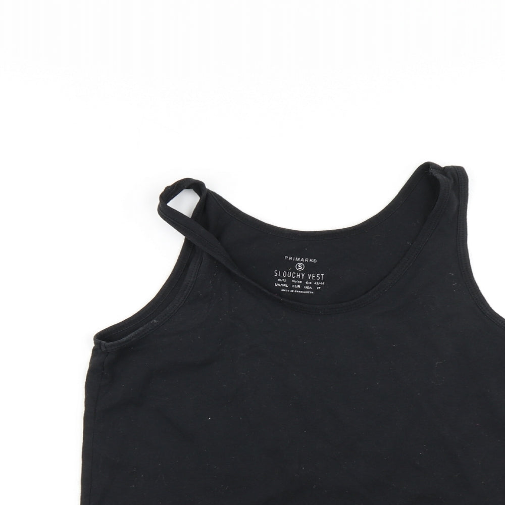 Primark Womens Black   Camisole T-Shirt Size 10