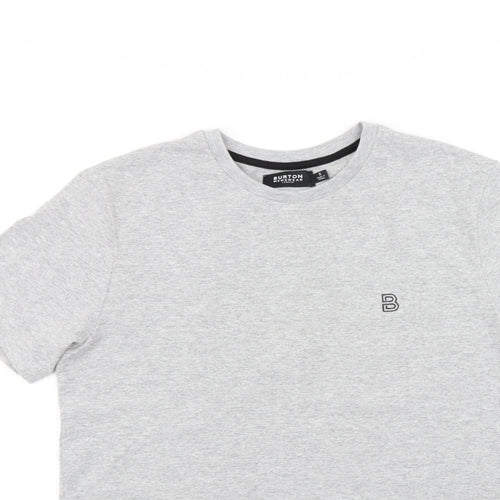 Burton Mens Grey    T-Shirt Size S