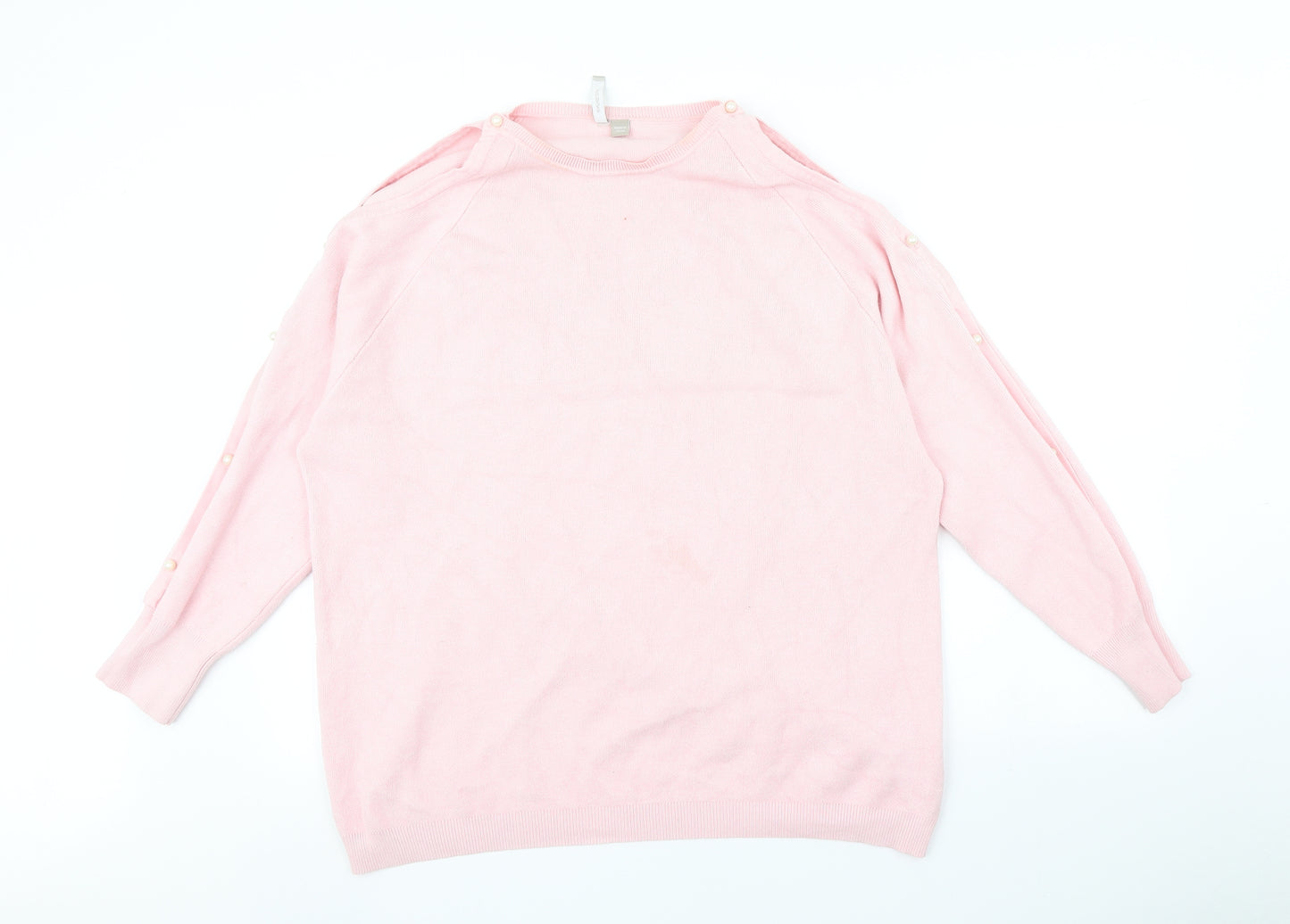Antholohy Womens Pink   Pullover Jumper Size 16