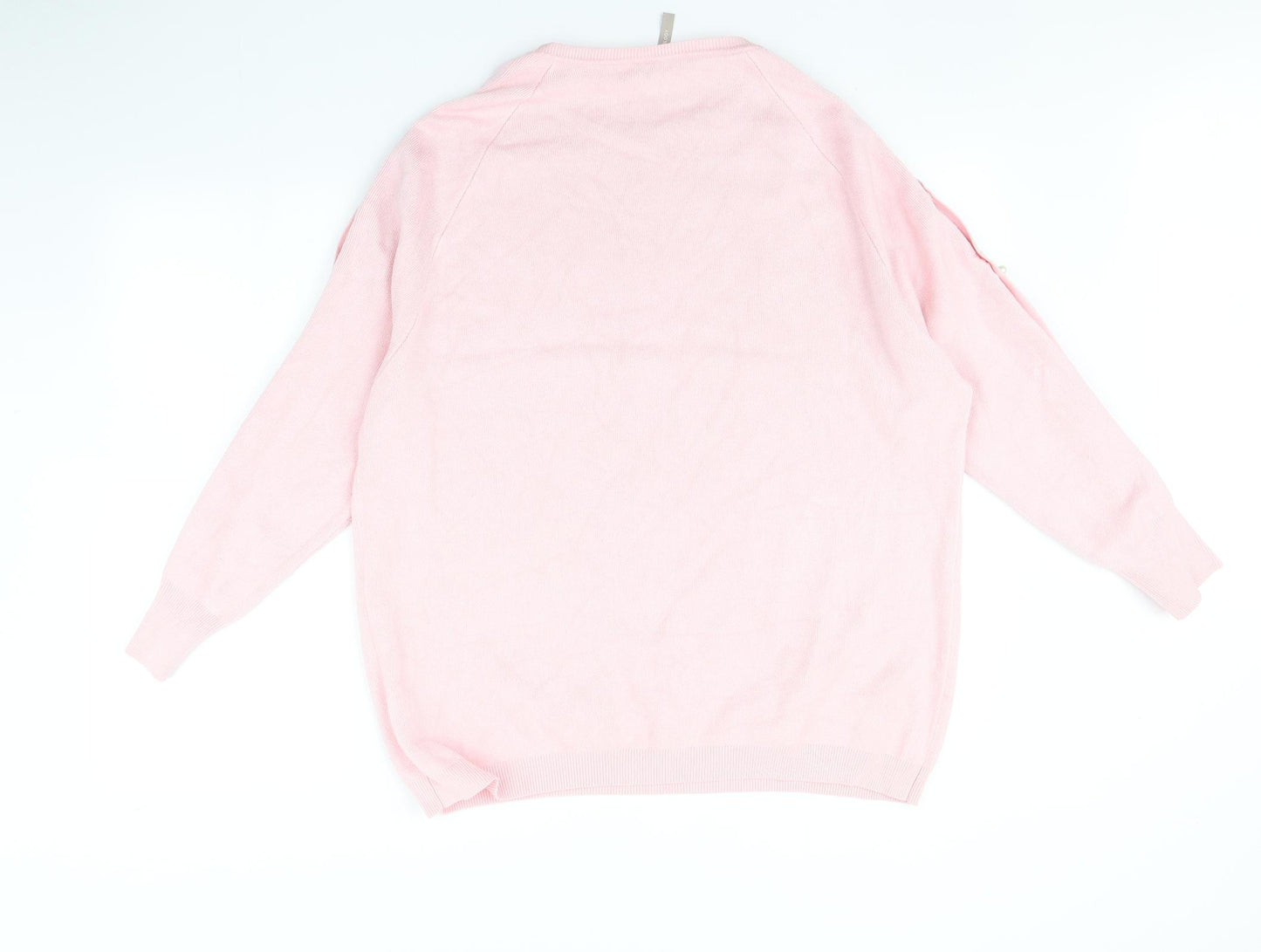 Antholohy Womens Pink   Pullover Jumper Size 16