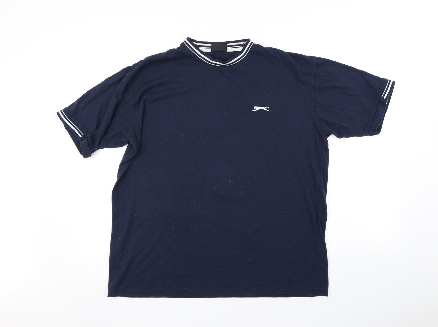 Slazenegr Mens Blue    T-Shirt Size L