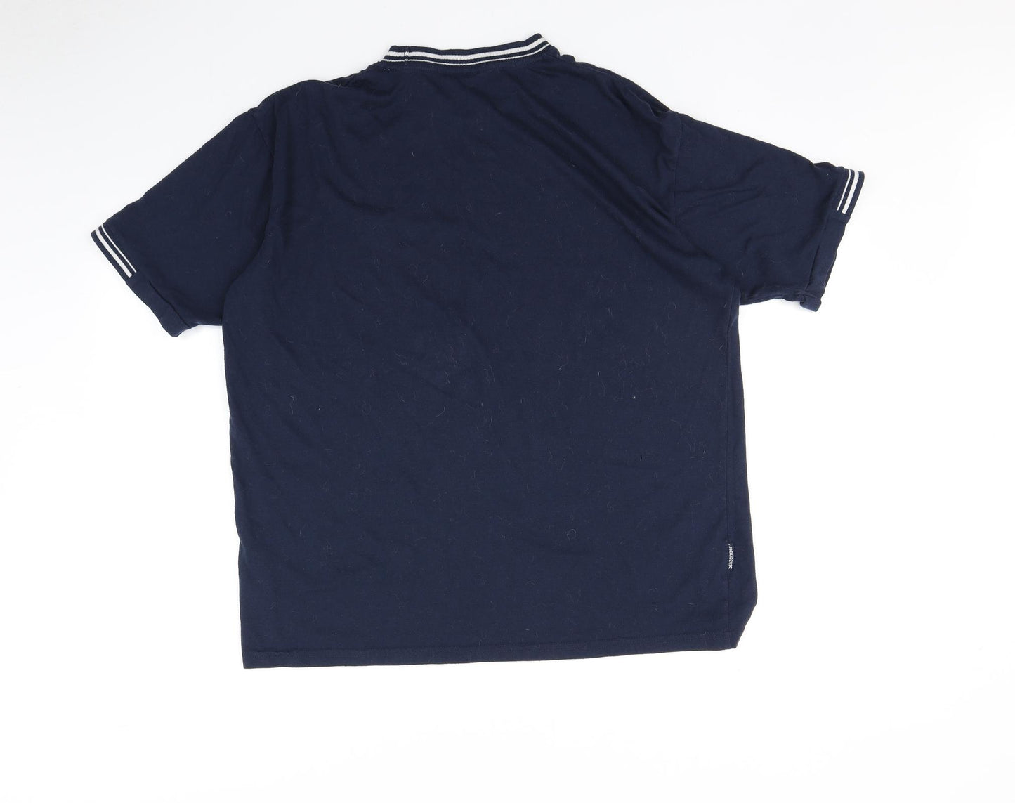 Slazenegr Mens Blue    T-Shirt Size L