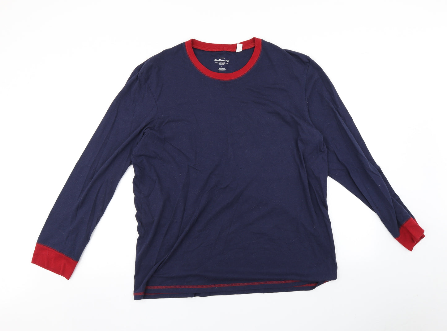 Weatherproof Mens Blue    T-Shirt Size L