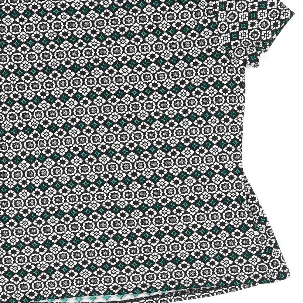 Marks and Spencer Womens Multicoloured   Basic T-Shirt Size 8