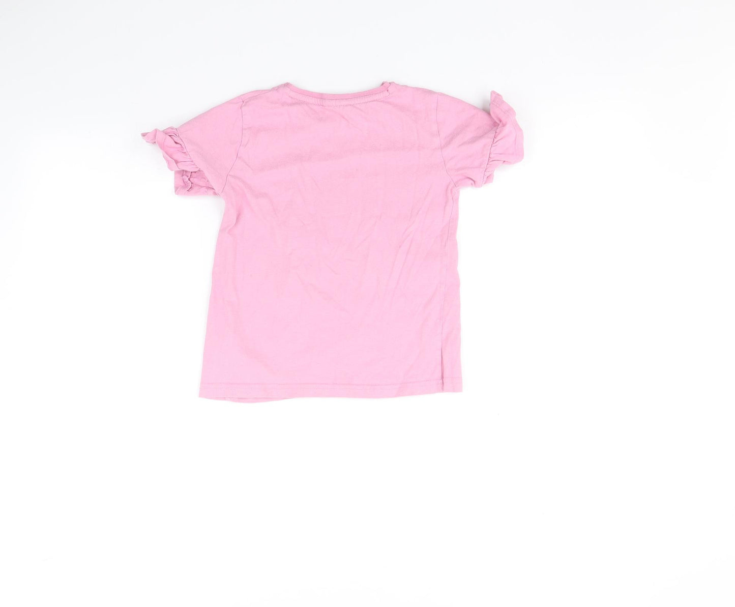 Matalan Girls Pink   Basic T-Shirt Size 7 Years  - LOL Dolls