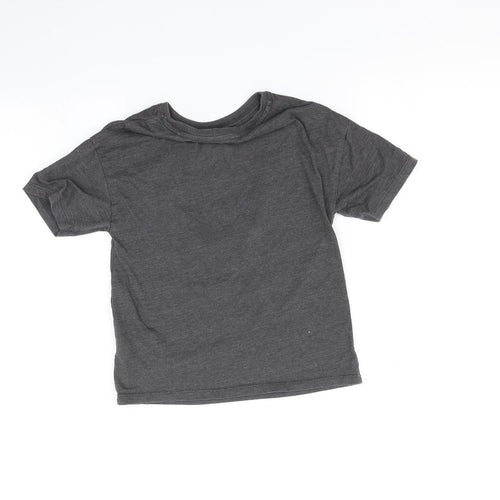 NEXT Girls Grey   Basic T-Shirt Size 6 Years