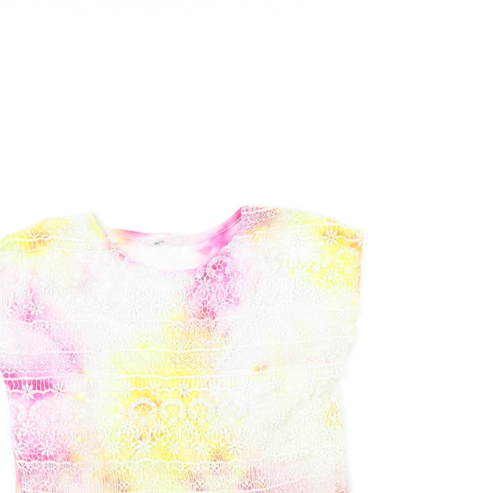H&M Girls Multicoloured   Basic T-Shirt Size 7-8 Years