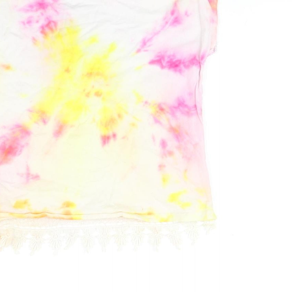 H&M Girls Multicoloured   Basic T-Shirt Size 7-8 Years
