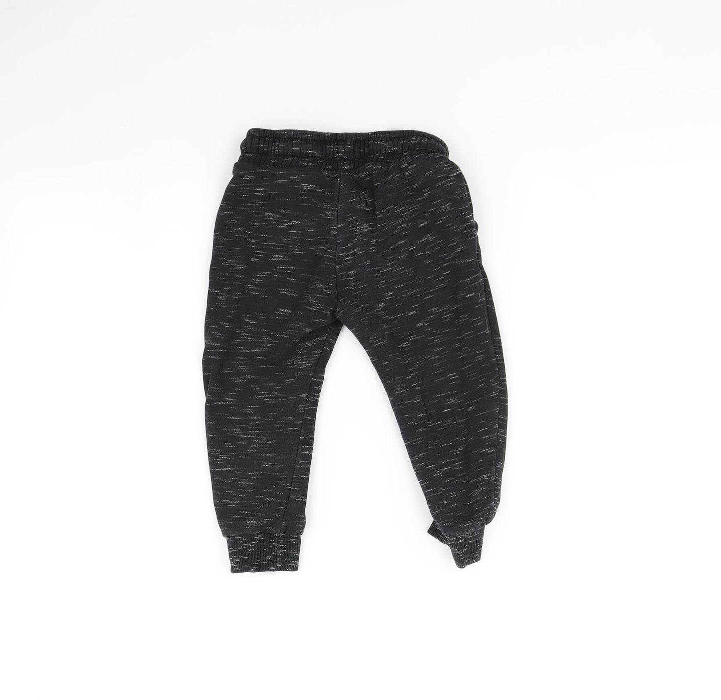 F&F Boys Black   Jogger Trousers Size 2-3 Years