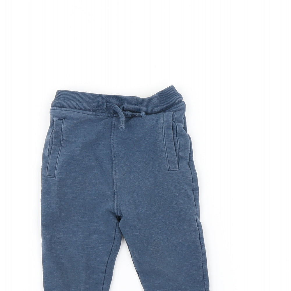 George Boys Blue   Jogger Trousers Size 2-3 Years