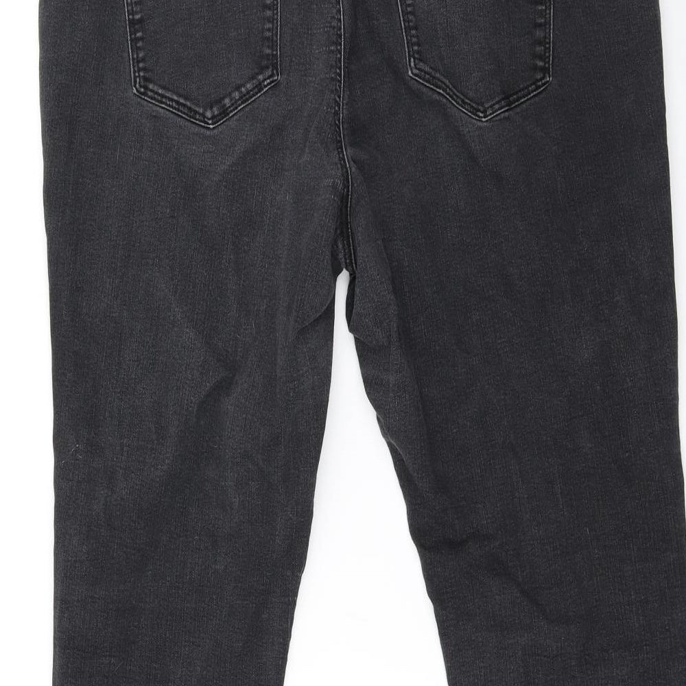 Blue 73 Womens Black   Skinny Jeans Size 22 L29 in