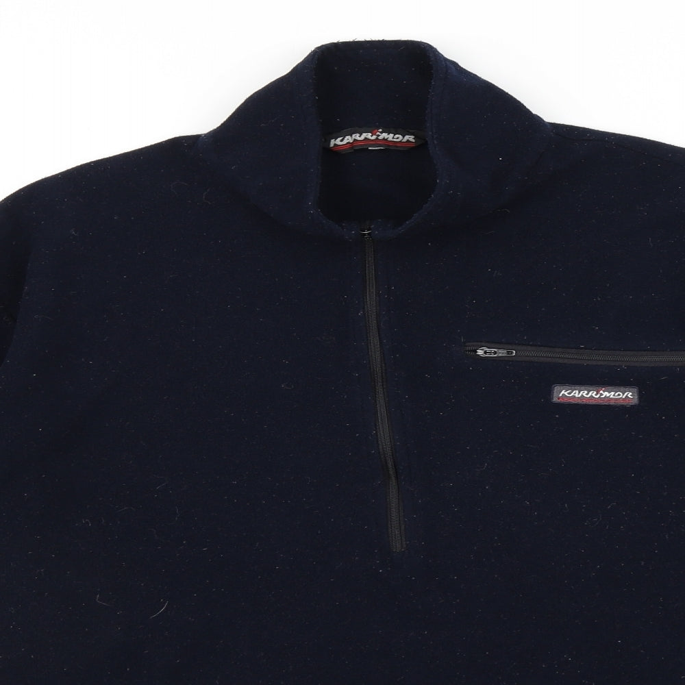 Karrimor Mens Blue   Full Zip Hoodie Size L