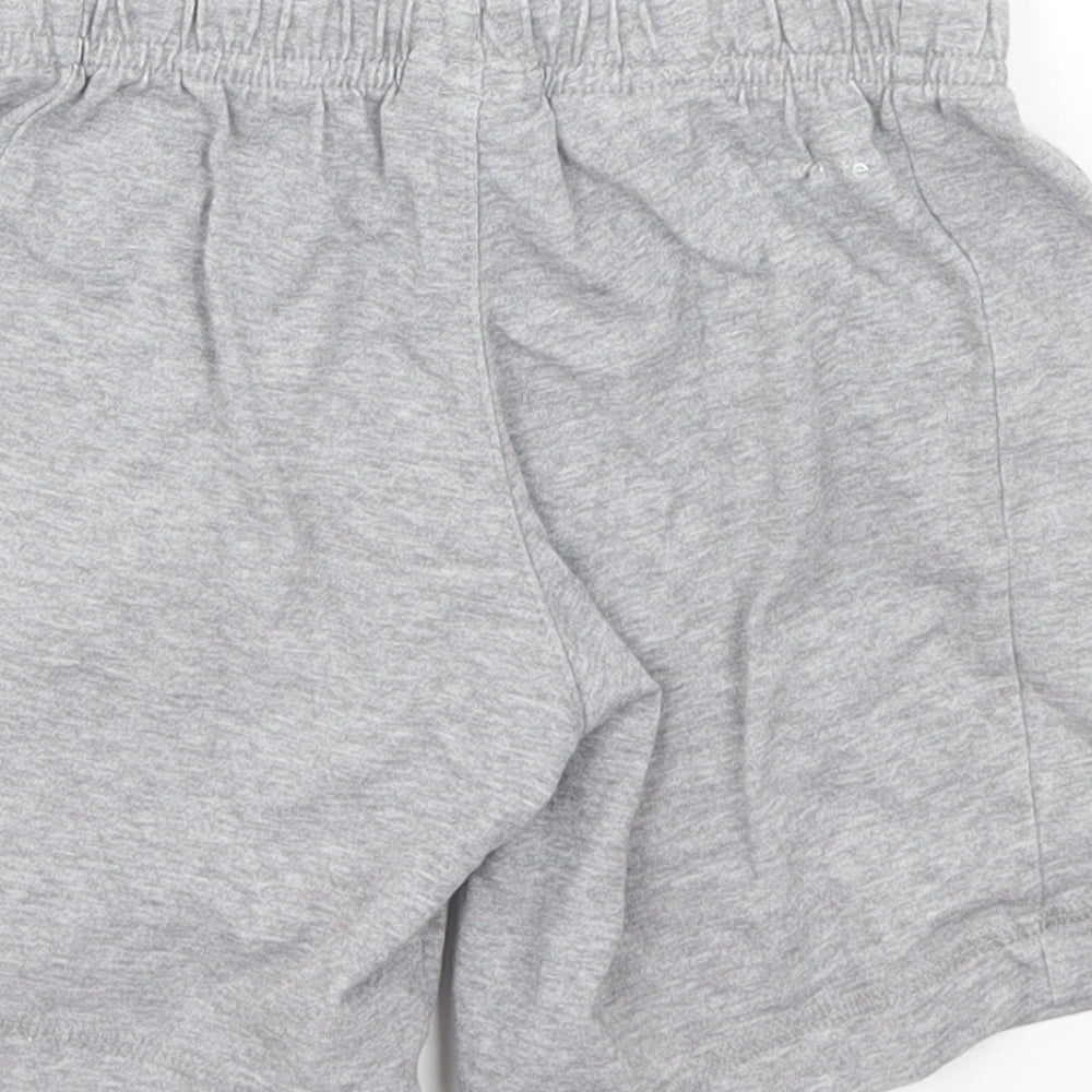 adidas Boys Grey   Sweat Shorts Size 5-6 Years