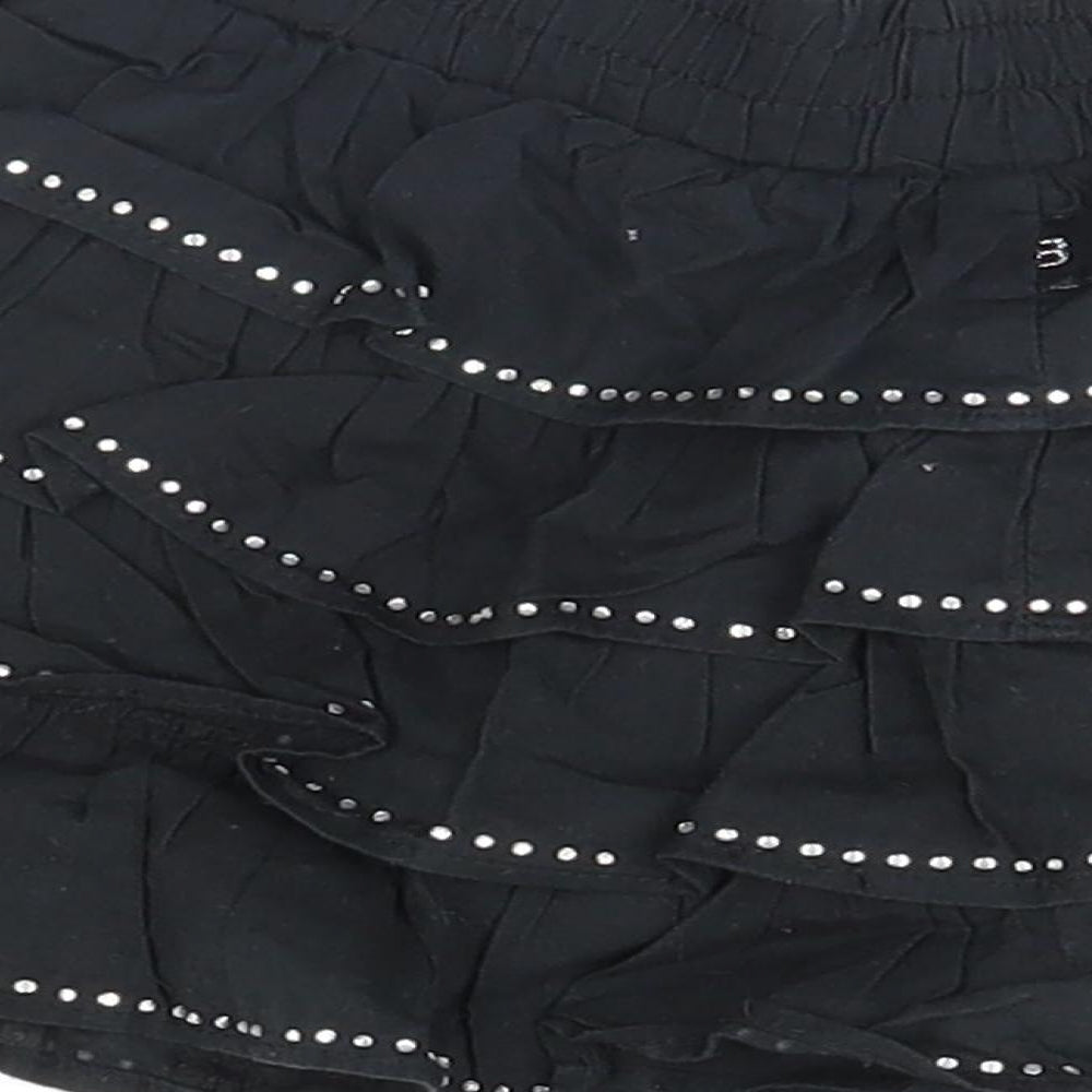 Boboli Girls Black   A-Line Skirt Size 4 Years