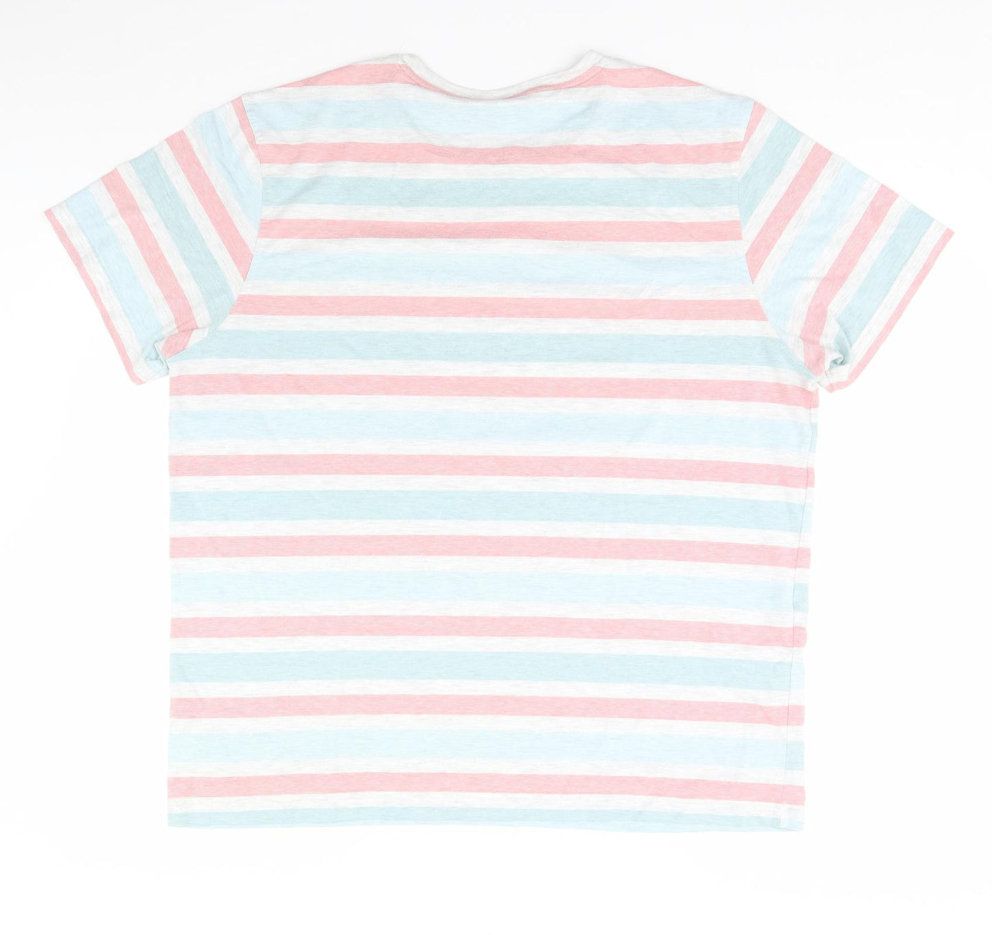 Lincoln Mens Grey Striped   Polo Size XL