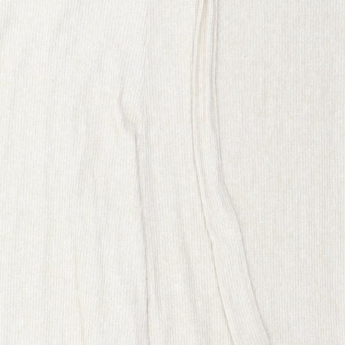 Papaya Womens Beige Striped  Trousers  Size 18 L20 in