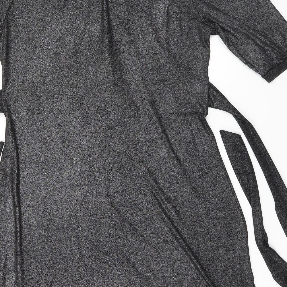 TU Womens Silver   Basic Blouse Size 12