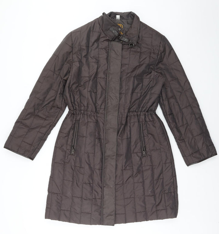 Roman Womens Green Rain Coat Coat Size M