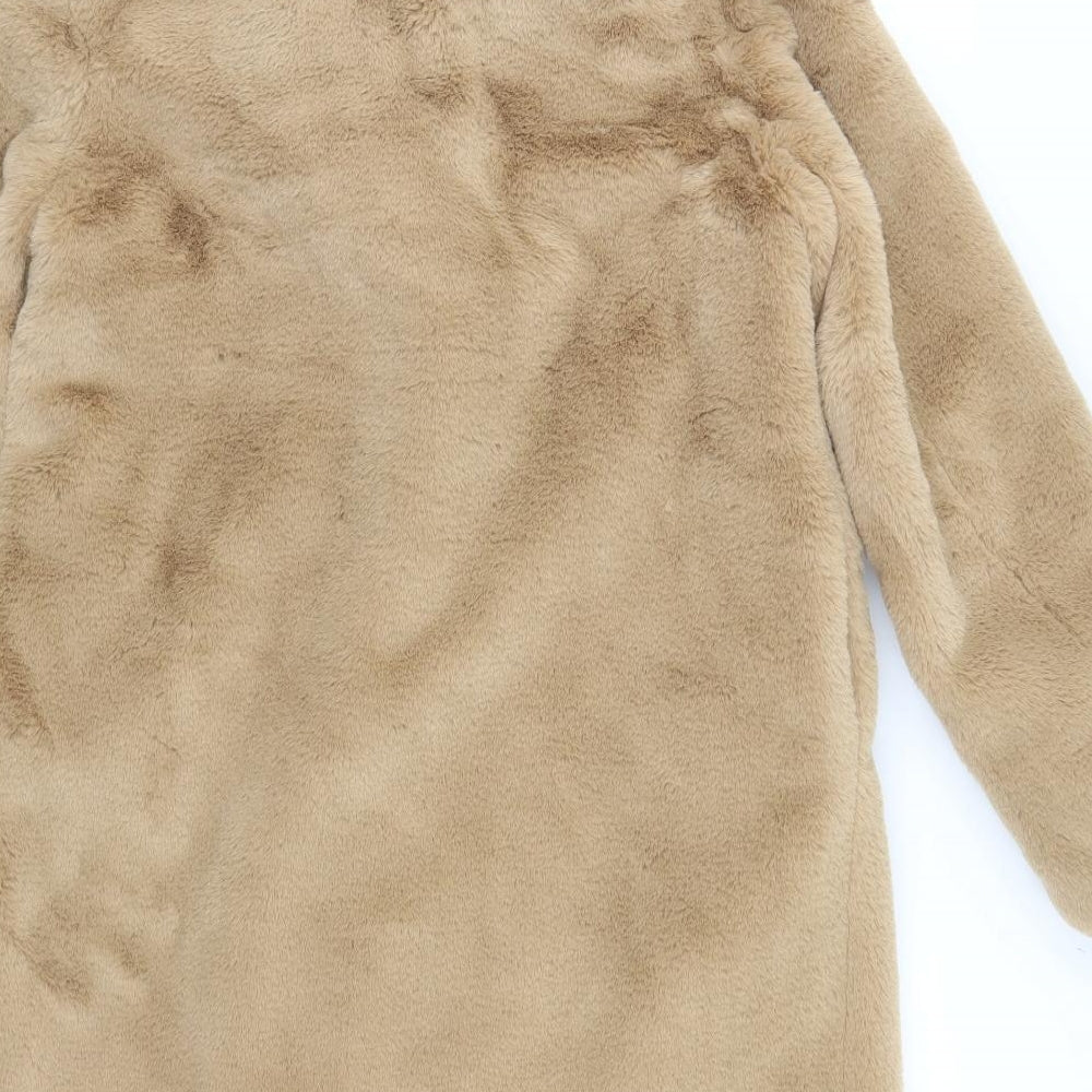 George Womens Brown   Overcoat Coat Size 8