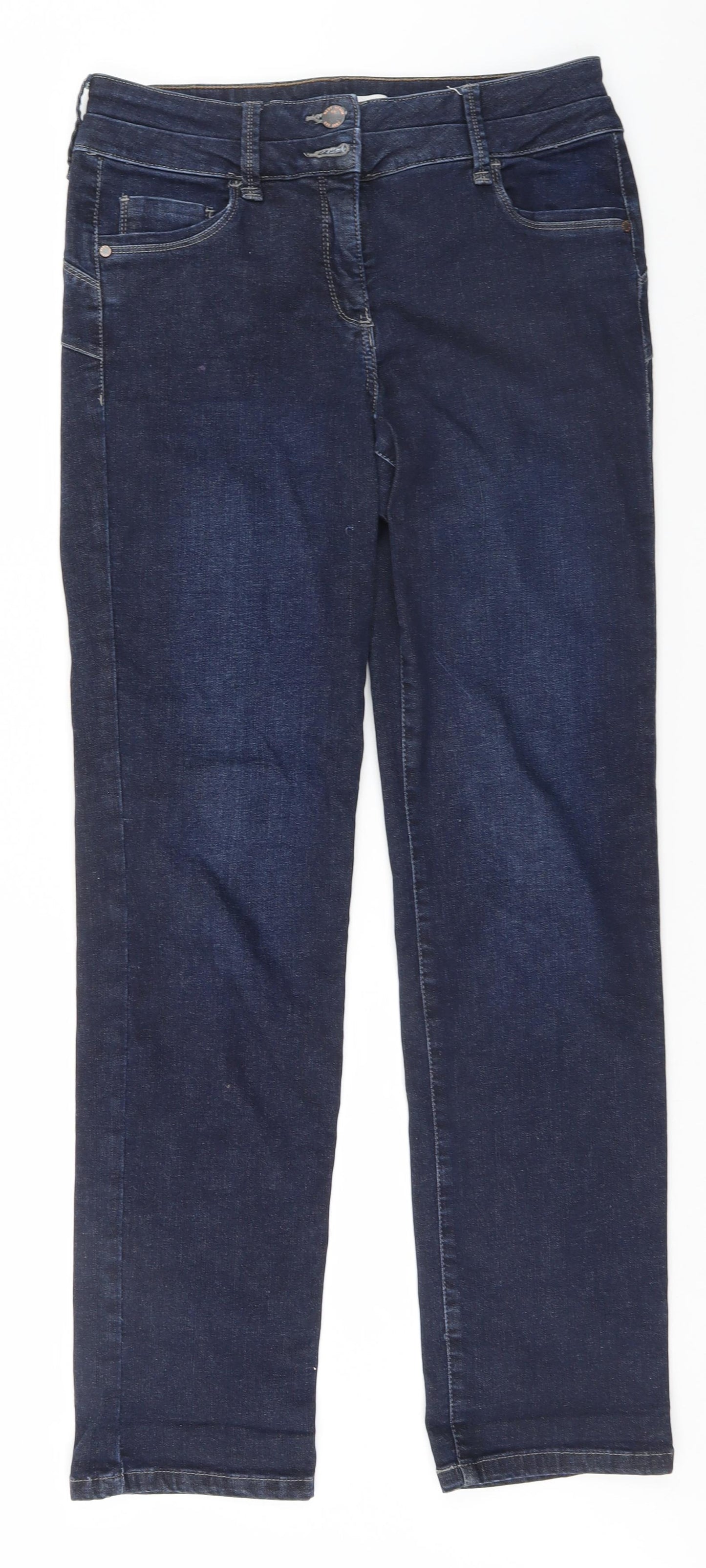 NEXT Womens Blue   Skinny Jeans Size 14 L32 in