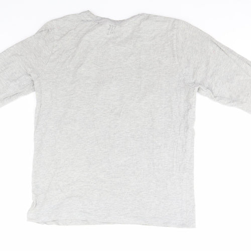 NEXT Boys Grey   Basic T-Shirt Size 13 Years  - Christmas, Merry Slothmas