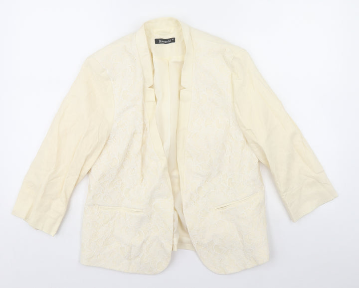 Bonmarché Womens White Jacket Size 12