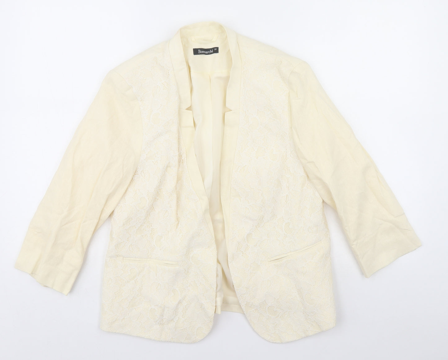Bonmarché Womens White   Jacket  Size 12