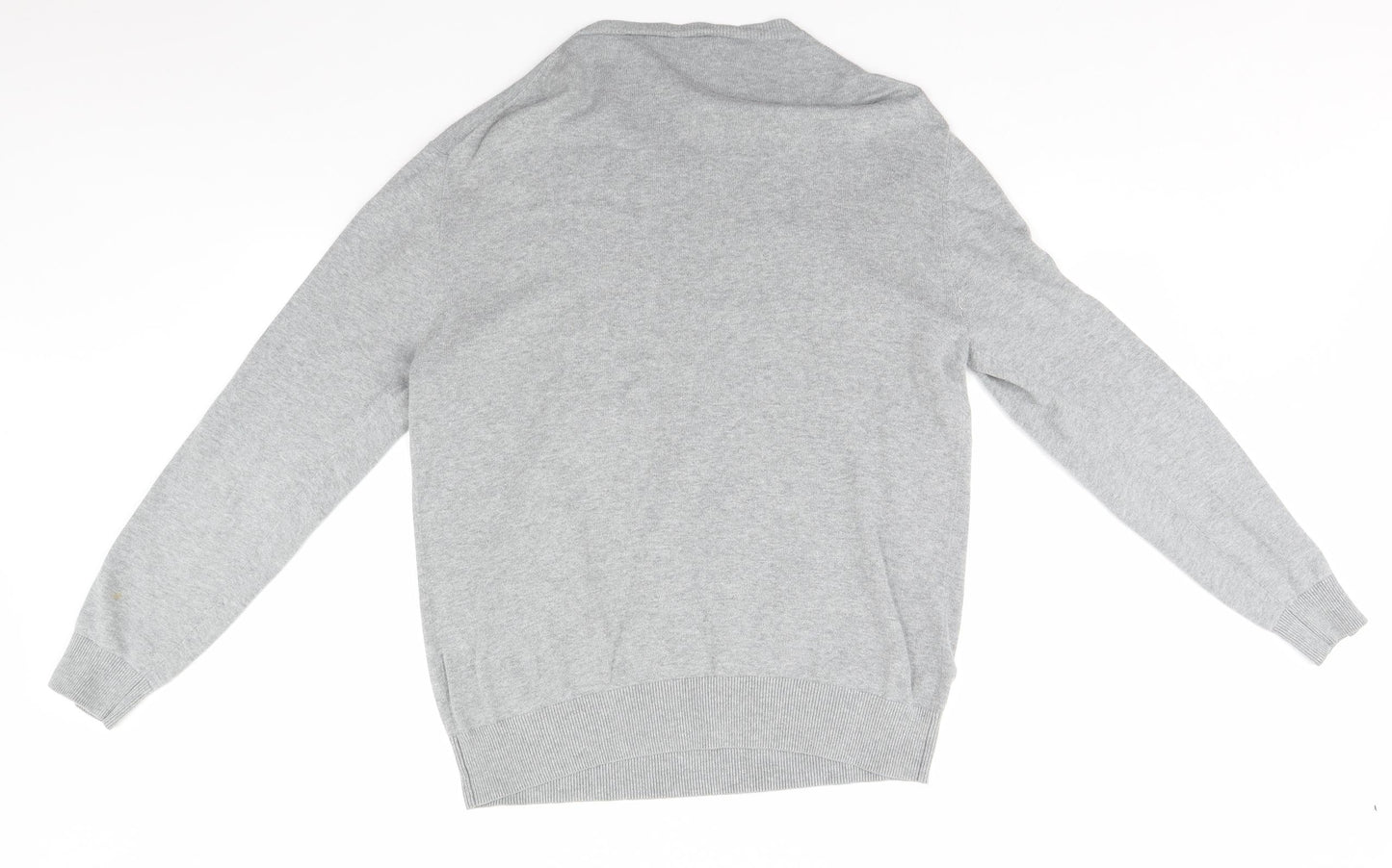 Preworn Mens Grey   Henley Jumper Size L