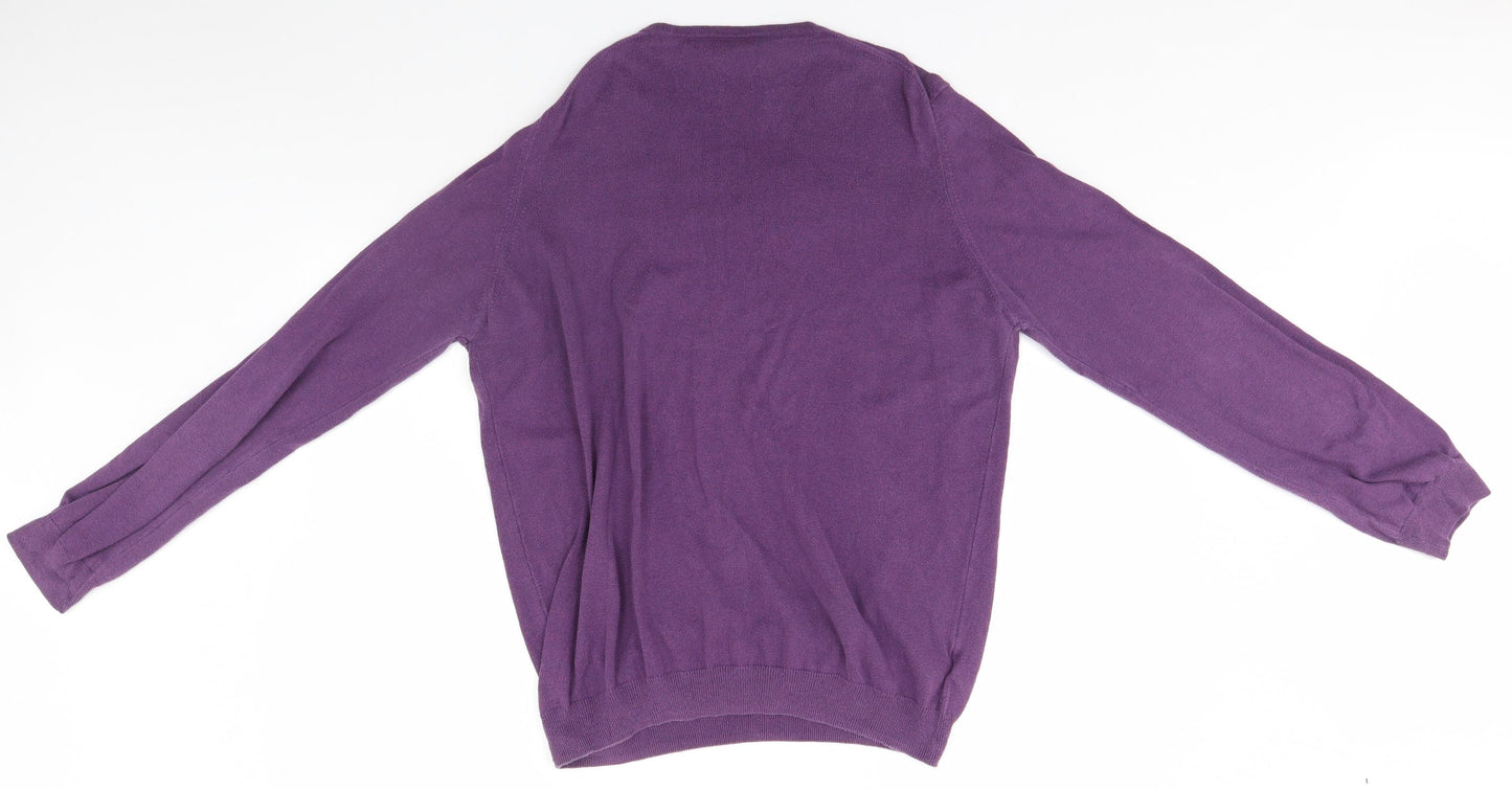 John Lewis Mens Blue   Pullover Jumper Size L