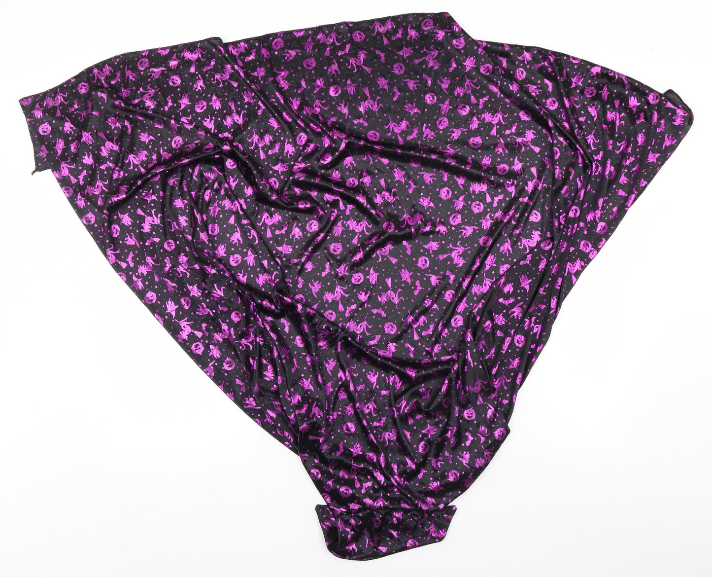 Tesco Unisex Black Geometric   Shawl/Wrap   - Halloween