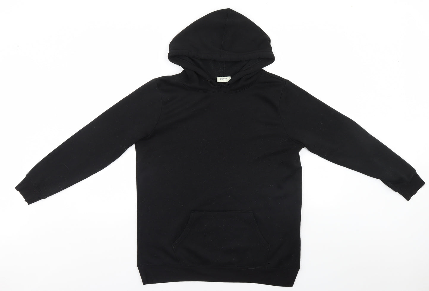 Papaya Mens Black   Pullover Hoodie Size M