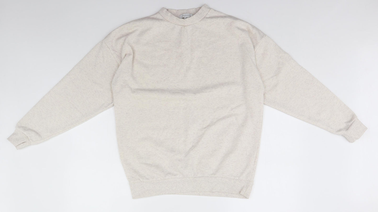 Primark Womens Ivory   Pullover Jumper Size 4