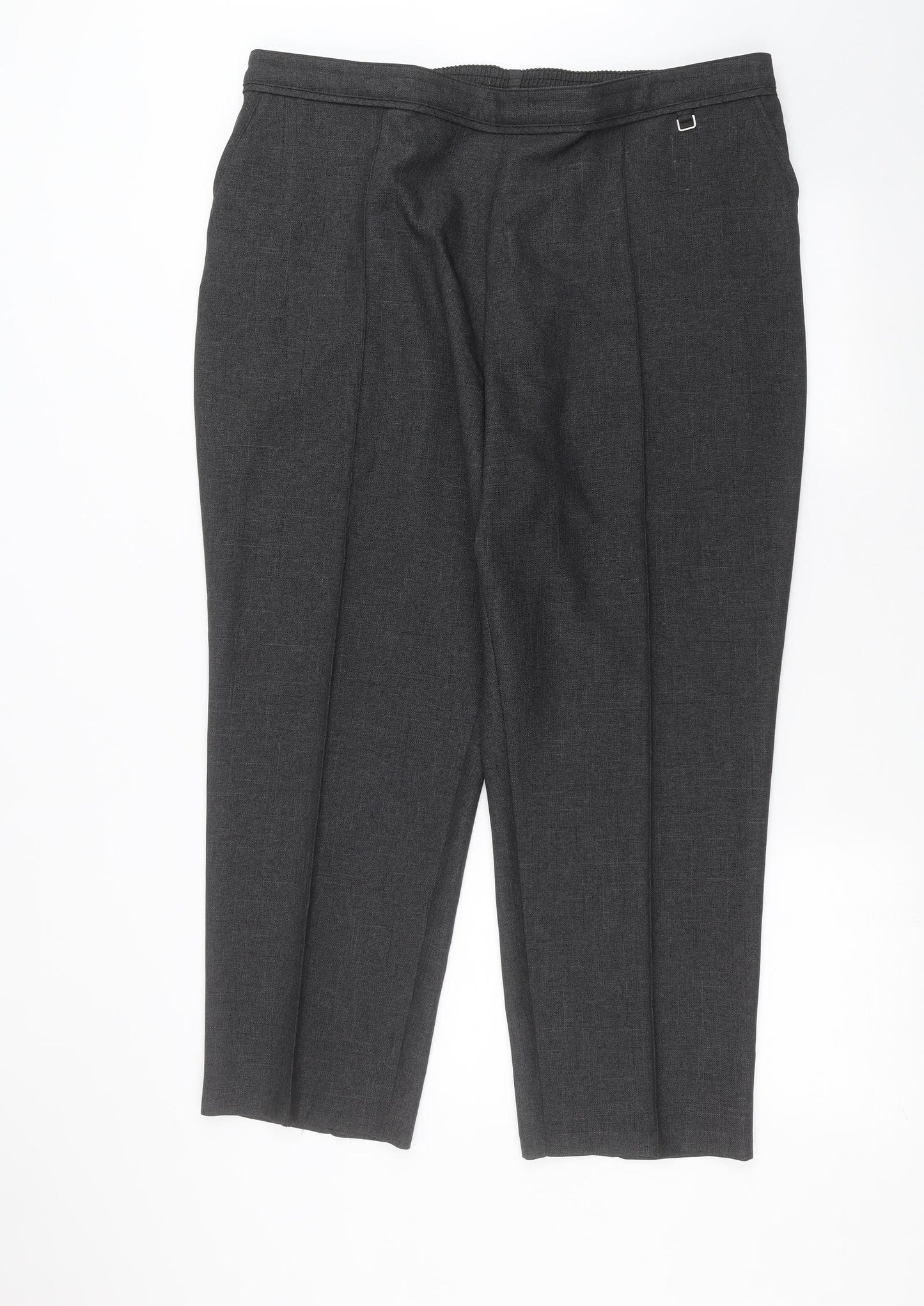 Marks and Spencer Womens Black   Trousers  Size 20 L24 in