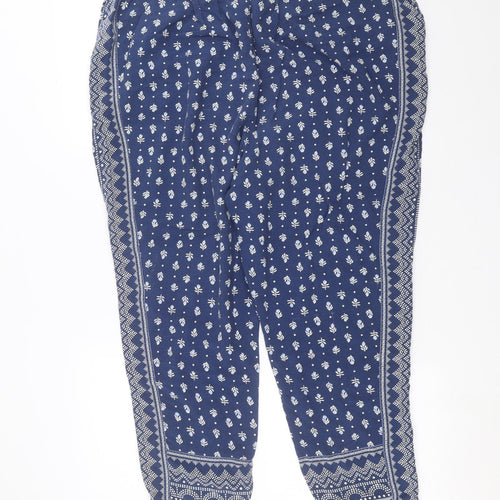 Marks and Spencer Womens Blue   Trousers  Size 18 L23 in