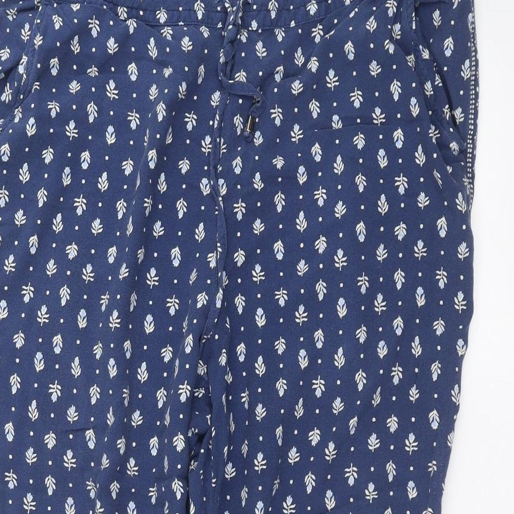 Marks and Spencer Womens Blue   Trousers  Size 18 L23 in
