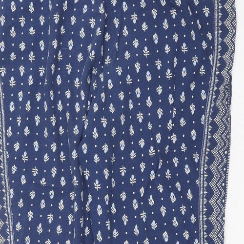 Marks and Spencer Womens Blue   Trousers  Size 18 L23 in