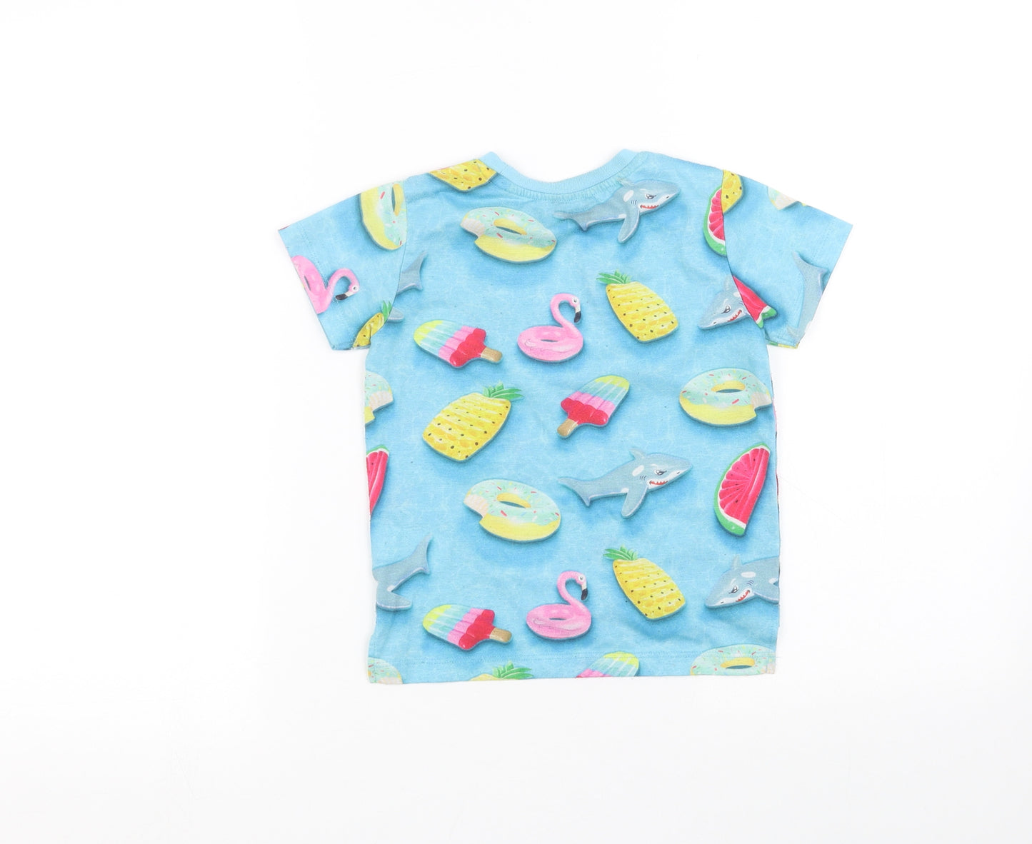Primark Boys Blue   Basic T-Shirt Size 2-3 Years