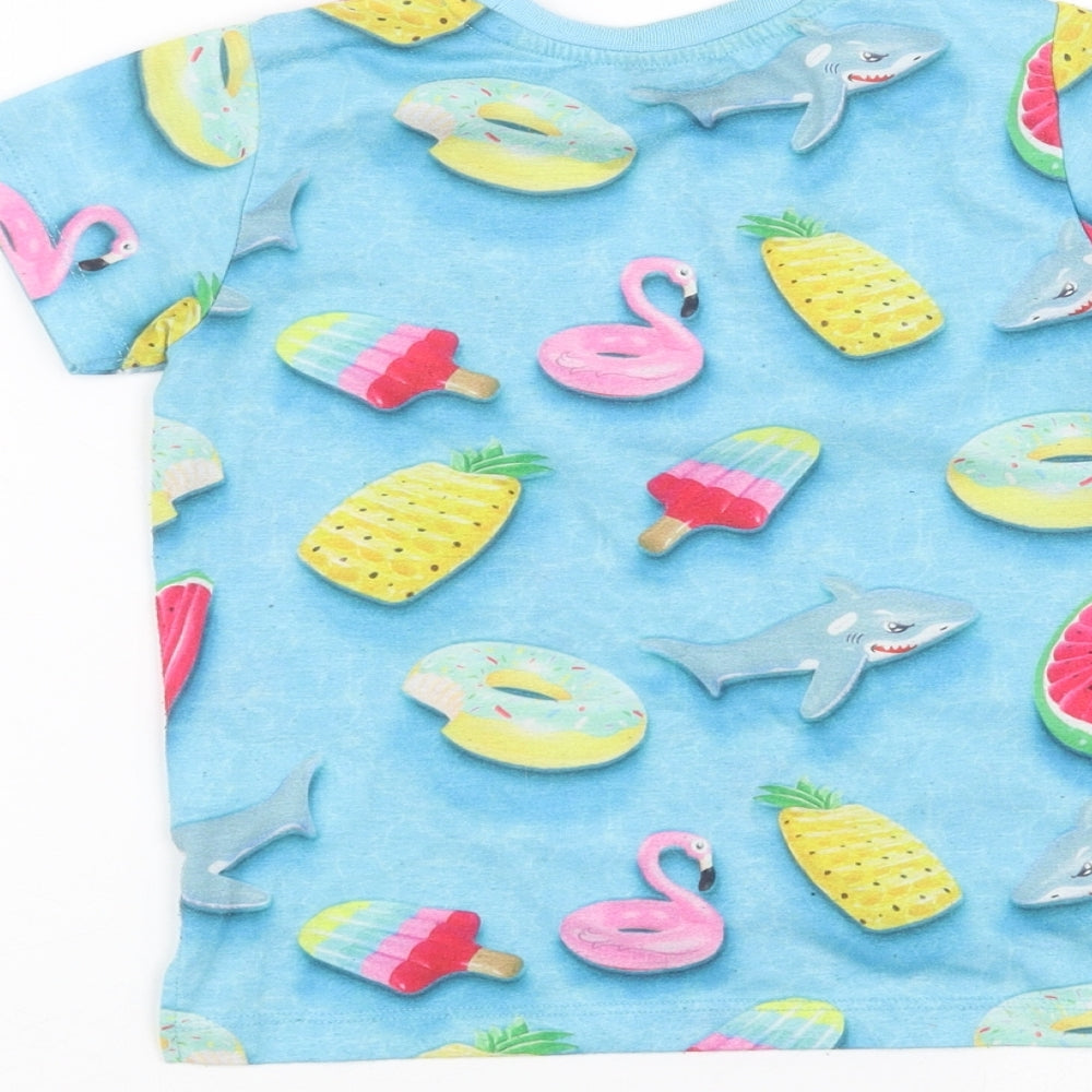 Primark Boys Blue   Basic T-Shirt Size 2-3 Years