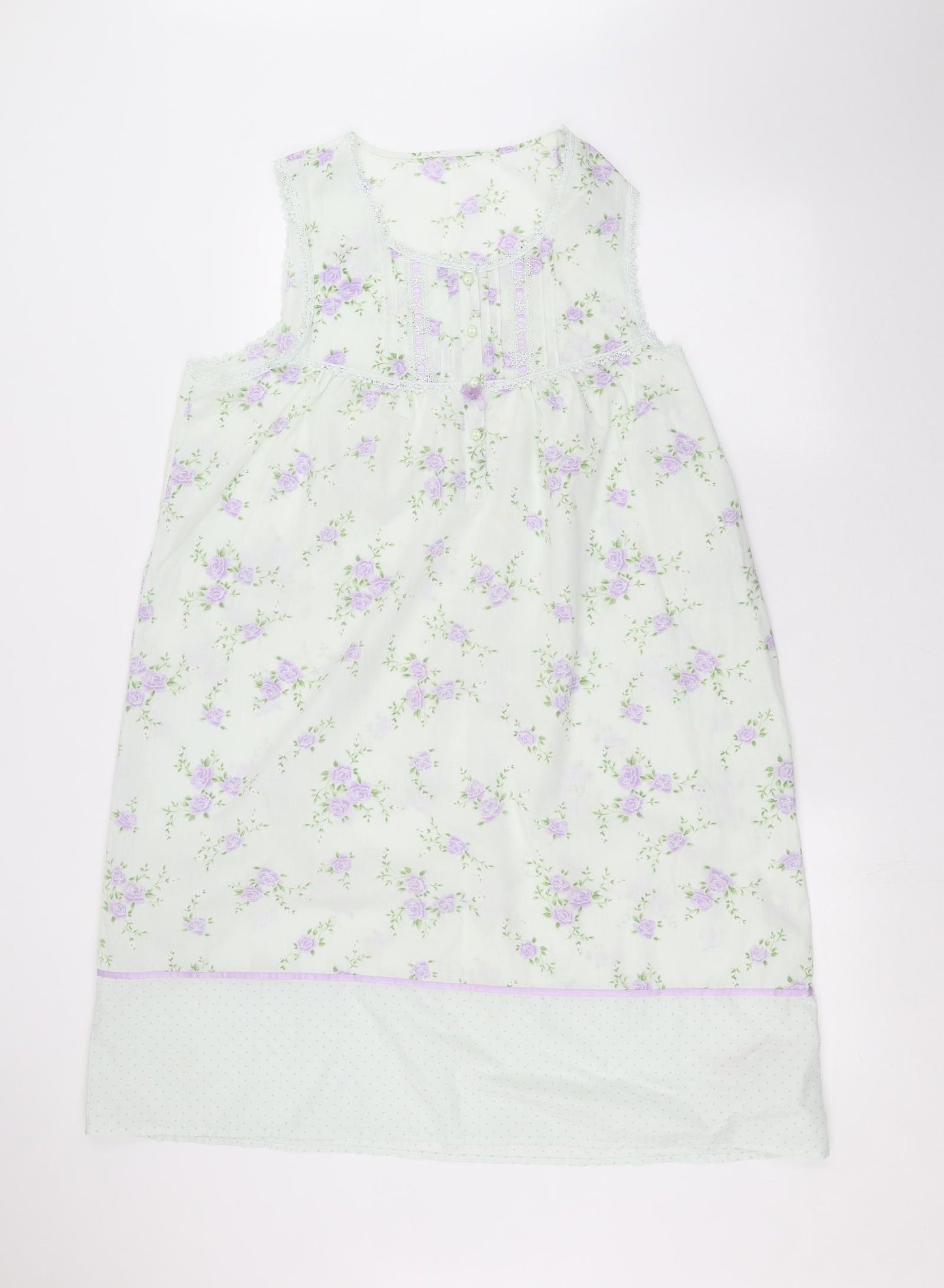Marks and Spencer Womens Blue Floral  A-Line  Size 16