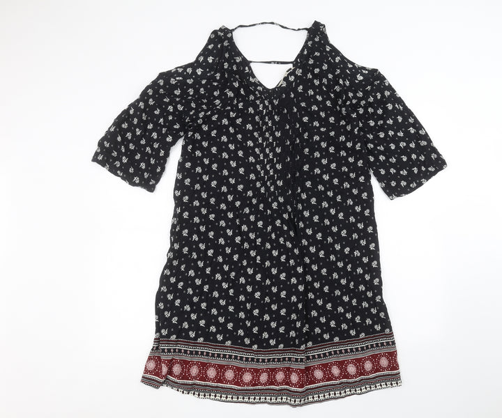 Clockhouse Womens Black A-Line Size 10