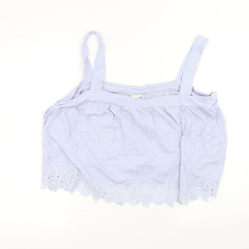 H&M Womens Blue   Basic T-Shirt Size XL