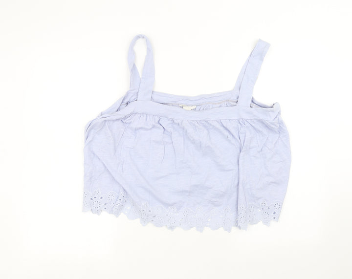 H&M Womens Blue   Basic T-Shirt Size XL