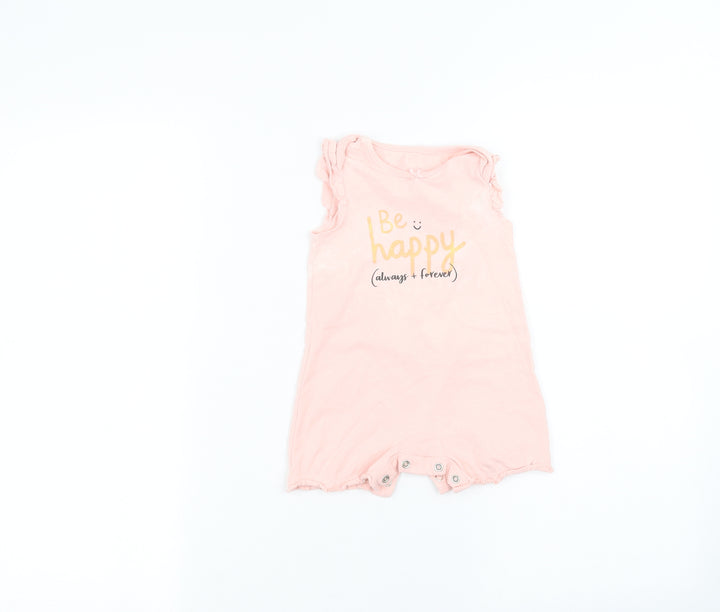 George Baby Pink   Babygrow One-Piece Size 3-6 Months