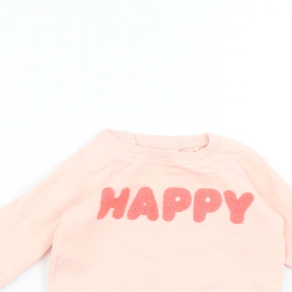 NEXT Baby Pink   Pullover Jumper Size 3-6 Months