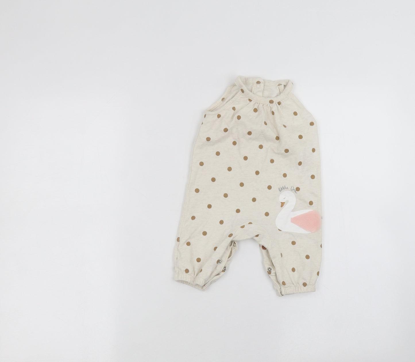 Mothercare Baby Beige   Babygrow One-Piece Size 0-3 Months