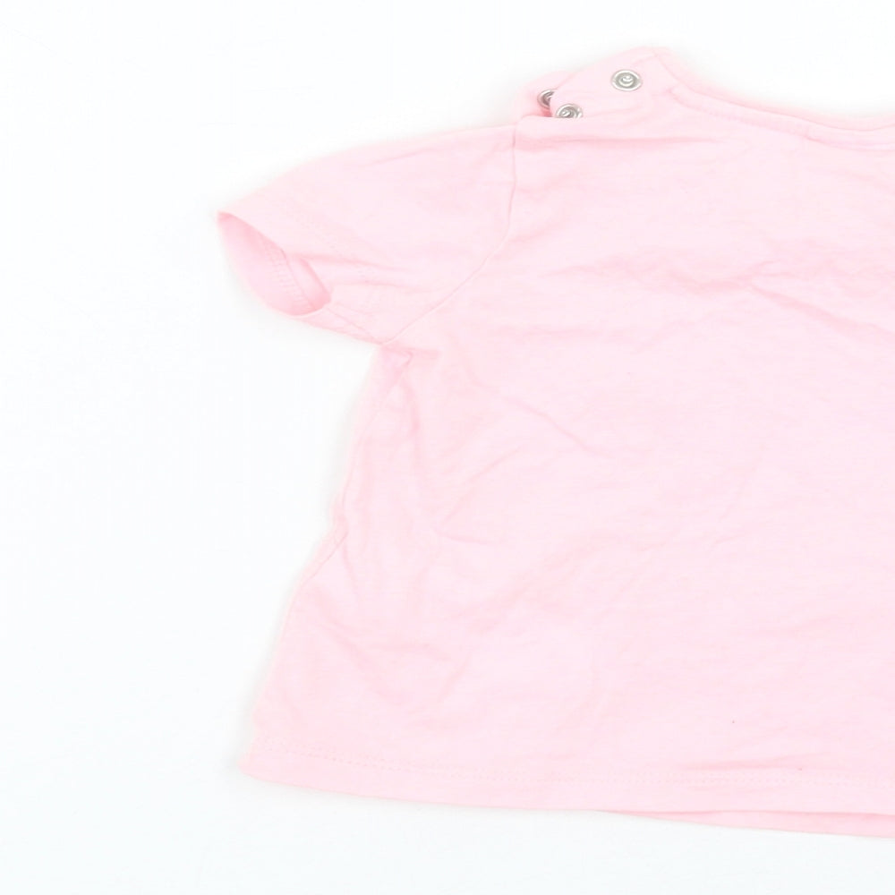 Disney Baby Pink   Basic T-Shirt Size 3-6 Months